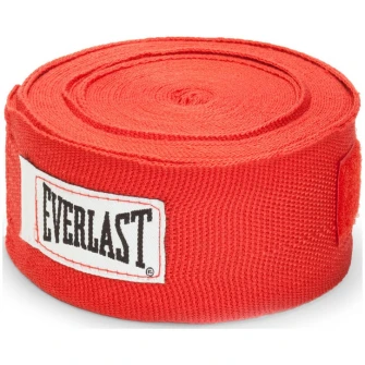 Bandaj box Everlast, 450 cm, rosu