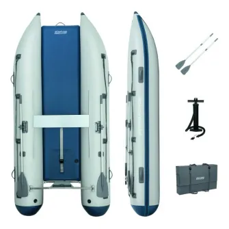 Barca gonfalbila Bestway Laconia Elite Spor, t3.35m x 1.60m x 47cm, 2 padele 162cm, pompa de aer inclusa