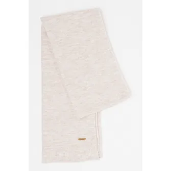 Barts, Fular tricotat cu terminatii striate Witzia, Crem
