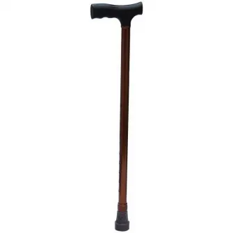 Baston din aluminiu, maro, reglabil CMG-9201L