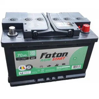 Baterie auto Foton Start AGM 70Ah 760A StartStop