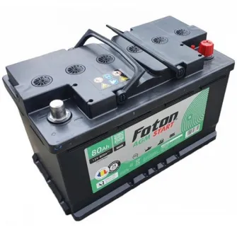 Baterie auto Foton Start AGM 80Ah 800A StartStop