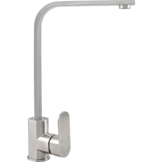 Baterie bucatarie Ermetiq ER-YX222, model flat 90°, Inox