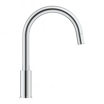 Baterie bucatarie Grohe StartEdge 30550000, 3/8'', inalta, tip C, dus extractabil, crom