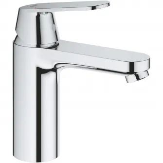 Baterie lavoar Grohe Eurosmart Cosmopolitan 23926000, 3/8'', marimea M, monocomanda, cartus ceramic, set evacuare cu push-open, Crom