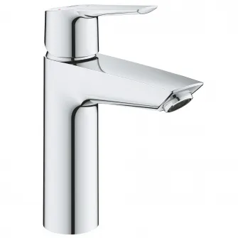 Baterie lavoar Grohe Start 23746002, 3/8, marimea M, monocomanda, pornire pe rece, evacuare push to open, crom