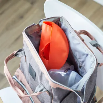 Нагрудник Tommee Tippee Roll & Go, с 6 мес, красный