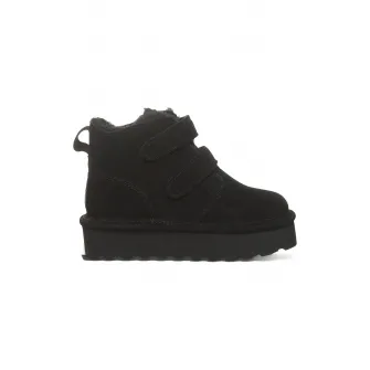 BEARPAW, Ghete de piele intoarsa cu velcro Retro Larisa, Negru, 35 EU
