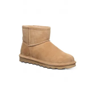 BEARPAW, Ghete de piele intoarsa, fara inchidere Alyssa, Camel, 36
