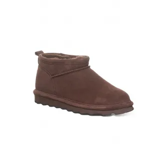 BEARPAW, Ghete de piele intoarsa, fara inchidere, Maro inchis, 36