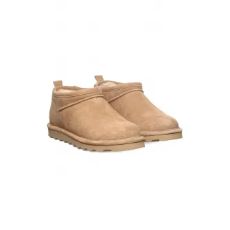 BEARPAW, Ghete de piele intoarsa, fara inchidere, Maro nisip, 36