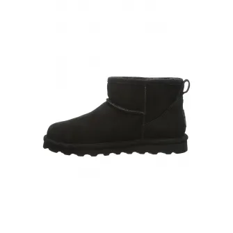 BEARPAW, Ghete impermeabile de piele intoarsa fara inchidere, Negru, 36