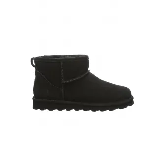 BEARPAW, Ghete impermeabile de piele intoarsa fara inchidere, Negru, 36