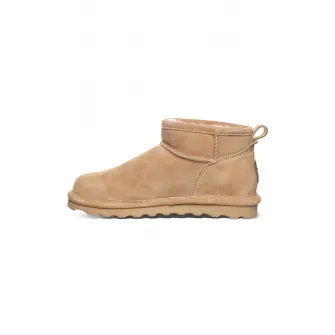 BEARPAW, Ghete impermeabile de piele intoarsa fara inchidere, Camel, 36