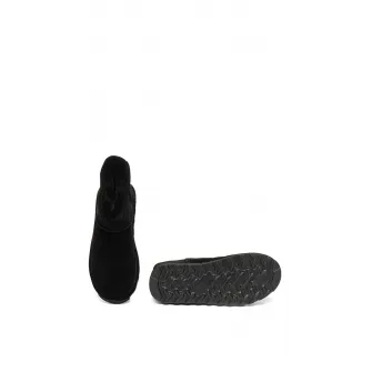 BEARPAW, Ghete impermeabile din piele intoarsa Alyssa, Negru, 36
