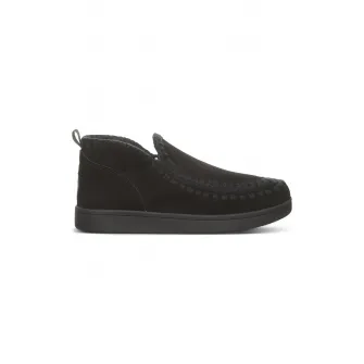 BEARPAW, Ghete slip-on din piele intoarsa, Negru, 36