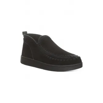BEARPAW, Ghete slip-on din piele intoarsa, Negru, 36
