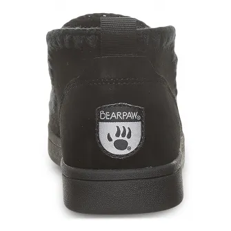 BEARPAW, Ghete slip-on din piele intoarsa, Negru, 36