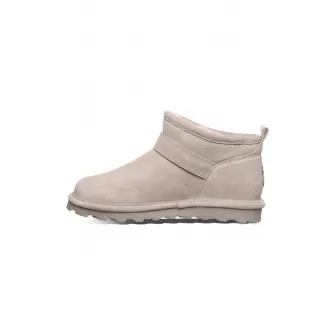BEARPAW, Ghete slip-on din piele intoarsa Petite, Gri deschis, 37