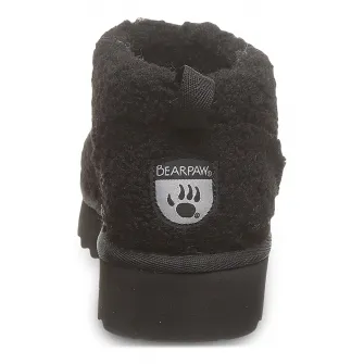 BEARPAW, Ghete slip-on Snuggle Daphne, Negru, 36