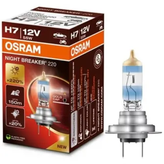 Bec auto Osram H7 Night Breaker +220%, 12V, 55W, 1 buc