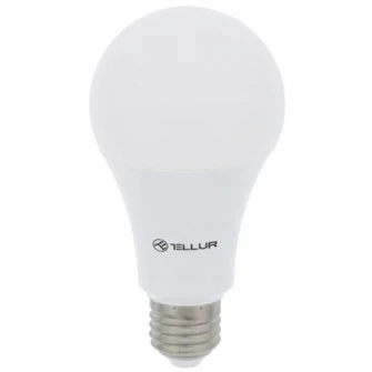 Bec inteligent LED Tellur, Wireless, E27, 10W, 1000lm, Lumina Alba/Calda, Reglabil