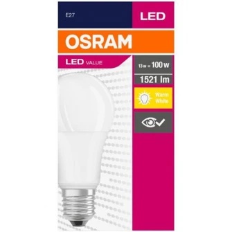 Bec LED Osram, E27, 13W (100W), 1521 lm, A+, lumina calda (2700K)