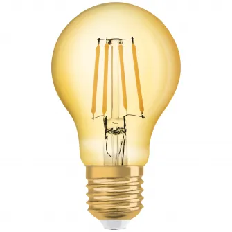 Bec LED OSRAM Vintage 1906 CLAS A 35 4 W, E27, lumina calda 2400K, 410 lm, clasa energetica A+, 15 000 ore functionare