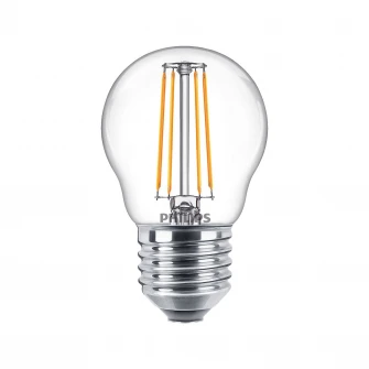 Bec LED vintage Philips, E27, 4.3W (40W), 470 lm, A++, lumina alba calda (2700K)