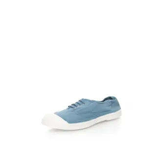 Bensimon, Tenisi albastru prafuit din panza H15004-563, Bleu, 44