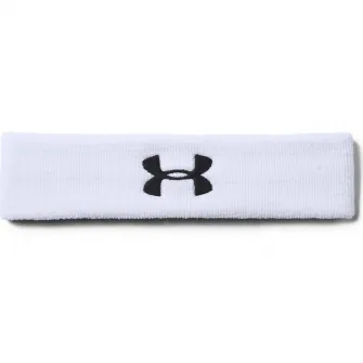 Bentita Under Armour Performance Headband, Unisex, Alb