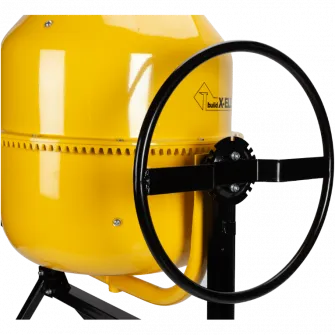 Betoniera BuildXell 681776, 500 W, 125 l volum cuva, 230-240 V, 26.6 RPM, coroana din fonta