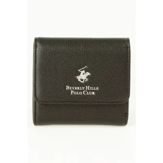 Beverly Hills Polo Club, Portofel pliabil de piele ecologica, Negru