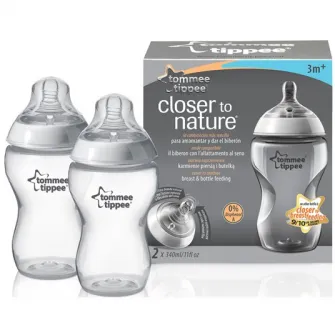 Biberon Tommee Tippee PP, 2 buc, 340 ml