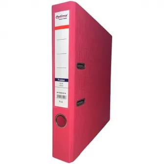 Biblioraft A4 plastifiat PP/PP 50 mm Optima Premium - pink (6/set)