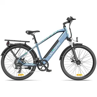 Bicicleta electrica oras Ulzomo Metro 26 E-bike, Albastru