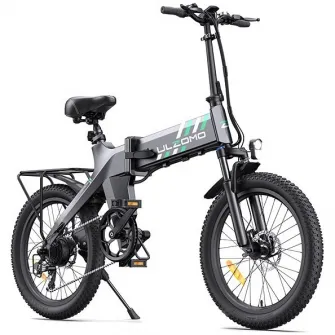 Bicicleta electrica pliabila Ulzomo Ridge 20 E-bike, Gri