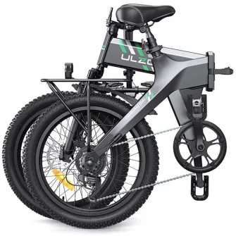 Bicicleta electrica pliabila Ulzomo Ridge 20 E-bike, Gri