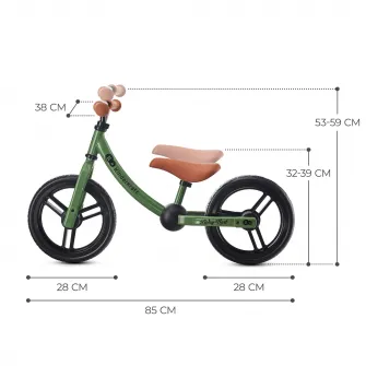 Bicicleta fara pedale Kinderkraft 2WAY NEXT, light green