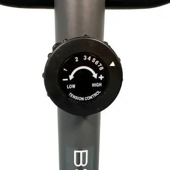 Bicicleta fitness magnetica Techfit B300PRO, 90.5x56x140 cm, gri