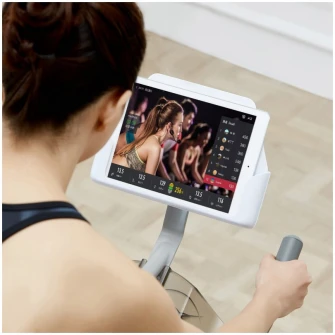 Bicicleta spinning smart Yesoul M1, rezistenta magnetica, greutate maxima utilizator 100 kg, alb