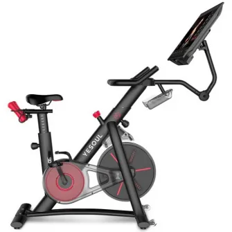 Bicicleta spinning YESOUL G1MAX cu display 32” si aplicatie mobila, negru
