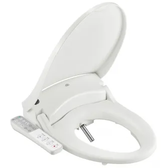 Bideu electric Daewon DIB-C410, cu telecomanda, incalzire sezut/apa, functie hidromasaj, tija reglabila, Rotund