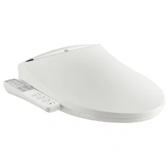 Bideu electric Daewon DIB-C410, cu telecomanda, incalzire sezut/apa, functie hidromasaj, tija reglabila, Rotund