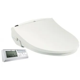 Bideu electric Daewon DIB-C850R, cu telecomanda, incalzire sezut/apa, presiune reglabila, functie hidromasaj, tija reglabila, Rotund