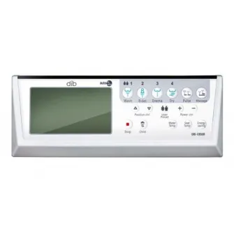 Bideu electric Daewon DIB-C850R, cu telecomanda, incalzire sezut/apa, presiune reglabila, functie hidromasaj, tija reglabila, Rotund