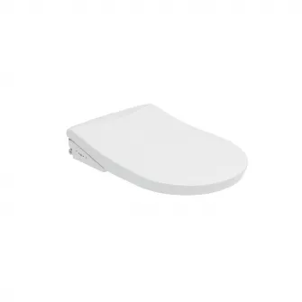 Bideu electric Living Solutions DIB U850R, cu telecomanda, sezut incalzit, apa incalzita instant, posibilitatea reglarii pozitiei tijei, functie de hidromasaj, clisma, uscare cu aer cald la final
