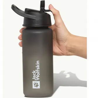 Bidon hidratare cu pai Jack Wolfskin Saima Straw 0.7L, asphalt