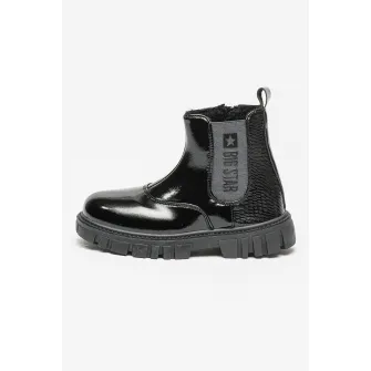 Big Star, Ghete chelsea din piele ecologica, Negru, 32 EU