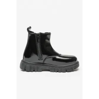 Big Star, Ghete chelsea din piele ecologica, Negru, 32 EU